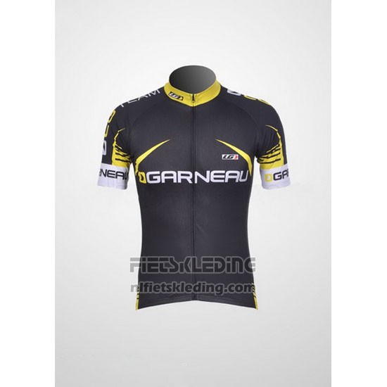 2011 Fietskleding Louis Garneau Zwart en Geel Korte Mouwen en Koersbroek